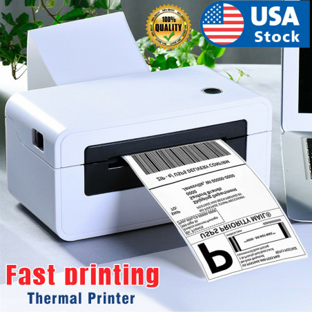 USB 4x6” High Speed Thermal Shipping Label Barcode Printer USPS,FedEx,eBay