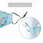Kids Children Reusable Cotton Cloth Face Mask With Breathing Valve PM2.5 Filters