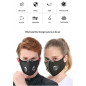 Activated Carbon Air Purifying Face Mask Cycling Reusable Filter Haze Valve