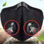 Activated Carbon Air Purifying Face Mask Cycling Reusable Filter Haze Valve