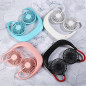 Portable USB Rechargeable Neckband Sport Fan Lazy Neck Hanging Dual Cooling Fan