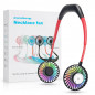 Portable USB Rechargeable Neckband Sport Fan Lazy Neck Hanging Dual Cooling Fan