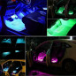 4x 9 LED RGB 16 Color Interior Car Under Dash Foot Floor Seats Accent Lighting