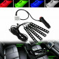 4x 9 LED RGB 16 Color Interior Car Under Dash Foot Floor Seats Accent Lighting