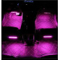 4x 9 LED RGB 16 Color Interior Car Under Dash Foot Floor Seats Accent Lighting