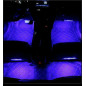 4x 9 LED RGB 16 Color Interior Car Under Dash Foot Floor Seats Accent Lighting