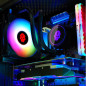 120mm RGB Water CPU liquid Cooler fan  For  intel LGA 1151 2011