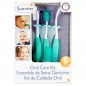 SUMMER INFANT ORAL CARE KIT BIRTH & UP TOOTHBRUSH SOFT BRISTLES ANGLED CARE