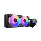240mm RGB Water CPU liquid Cooler fan For intel LGA 1151 2011 only