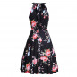 Womens Holiday Sleeveless Ladies Slim Short Maxi Summer Print Beach Mini Dress