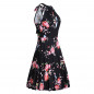 Womens Holiday Sleeveless Ladies Slim Short Maxi Summer Print Beach Mini Dress