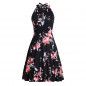 Womens Holiday Sleeveless Ladies Slim Short Maxi Summer Print Beach Mini Dress