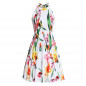 Womens Holiday Sleeveless Ladies Slim Short Maxi Summer Print Beach Mini Dress