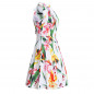 Womens Holiday Sleeveless Ladies Slim Short Maxi Summer Print Beach Mini Dress