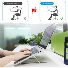 Portable Adjustable Aluminum alloy Laptop Stand Notebook Tablet Holder Foldable