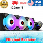 360mm RGB CPU Cooler fan water  liquid cooler For Am4/ intel LGA 1151 2011