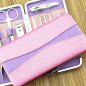 12 Piece Manicure Pedicure Nail Care Set Cutter Cuticle Clippers Kit Case