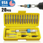 20pcs/set Half Time Drill Driver Multi Function Screwdriver Tool Screw Power