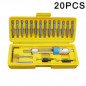 20pcs/set Half Time Drill Driver Multi Function Screwdriver Tool Screw Power