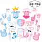 (91PCS) Gender Reveal Party Suppliesby Serene Selection, Baby Shower Deco