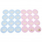 (91PCS) Gender Reveal Party Suppliesby Serene Selection, Baby Shower Deco