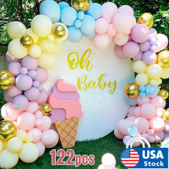 Macaron Pastel Balloon Arch Garland Kit Baby Shower Birthday Wedding Party Decor