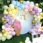 Macaron Pastel Balloon Arch Garland Kit Baby Shower Birthday Wedding Party Decor