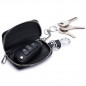 Car Key Holder Cover Key Chain Bag Genuine Leather Remote Fob Zipper Case US