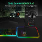 RGB Gaming Mouse Pad Large Color LED Lighting Wired USB 13.8 x 9.8 Inches