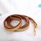 PU Leather Dog Leash Walking Dog Pet Lead Soft Leather Strap