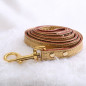 PU Leather Dog Leash Walking Dog Pet Lead Soft Leather Strap