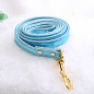 PU Leather Dog Leash Walking Dog Pet Lead Soft Leather Strap