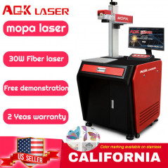 AOK LASER MOPA  Fiber Laser 30w M1+ Engraving color marking Machine