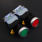 AC/DC Push Button Switch NO,NC 220V LED Light Max 10A current