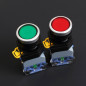 AC/DC Push Button Switch NO,NC 220V LED Light Max 10A current