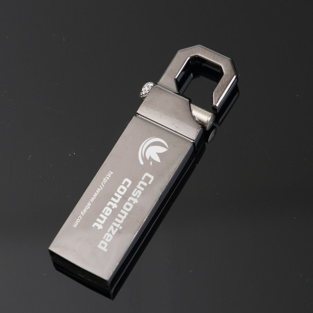 Custom logo compact  USB Flash Drives Memory Metal U Disk PC Laptop personalized