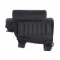 Tactical Rifle Butt Stock Cheek Rest Pad Left/Right Hand Ammo Carrier Pouch Bag