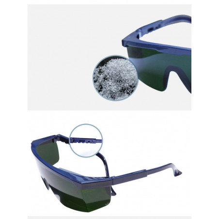 Laser Eye Protection Safety Glasses Goggles for UV Lasers with Case