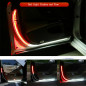 car door opening warning led strip light flashing flowing Anti-collision safety