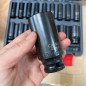 16 PCs Pneumatic Air Hex1/2" Drive 6 Point Metric Impact Socket Set 10-32mm