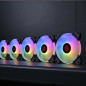 6 PACK LED Cooling Fan RGB 120mm 12V + Remote Control For Computer Case PC CPU