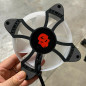 6 PACK LED Cooling Fan RGB 120mm 12V + Remote Control For Computer Case PC CPU