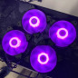3Pack 120mm RGB LED Quiet 12V Computer Case ARGB Cooling Fan with Remote Control