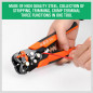 Self-Adjusting Insulation Wire Stripper cutter crimper Terminal Tool Pliers 8"