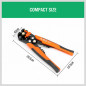 Self-Adjusting Insulation Wire Stripper cutter crimper Terminal Tool Pliers 8"