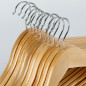 20PACK Wooden Hangers Suit Hangers Premium Natural Finish Utopia Home