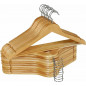 20PACK Wooden Hangers Suit Hangers Premium Natural Finish Utopia Home