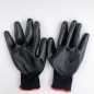 12 Pairs Work Gloves Ultra-Thin Safety Polyurethane Coated Nylon Shell Black