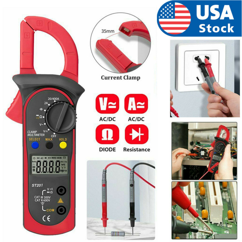 Digital LCD Multimeter AC DC Voltmeter Ammeter Ohmmeter Volt Tester Diodes Meter