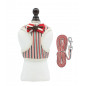 Bow tie Breathable Small Dog Cat Pet harness Vest Collar Chest Strap Leash XS-XL
